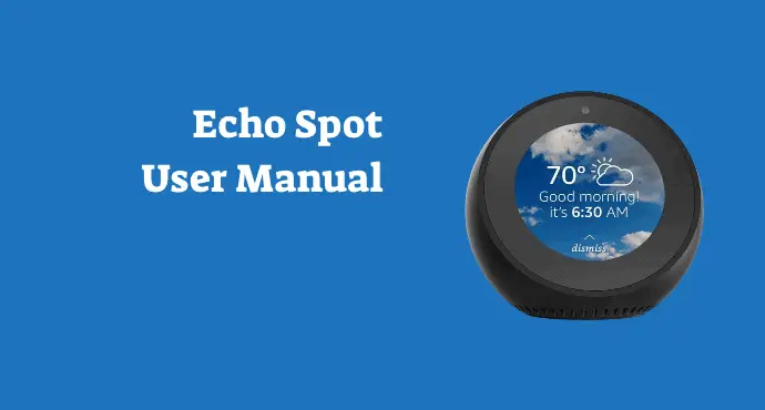 echo spot manual pdf free download